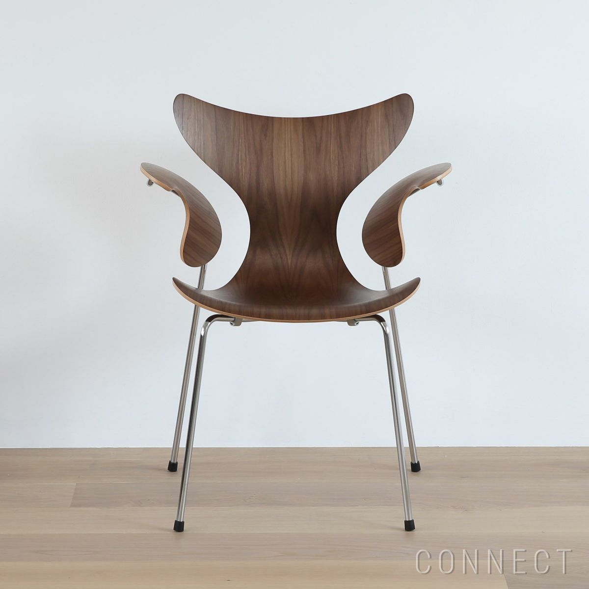 Fritz Hansen(フリッツ ハンセン) LILY（リリー） ナチュラルウッド　ウォルナット　アームチェア 【50周年アニバーサリーモデル】