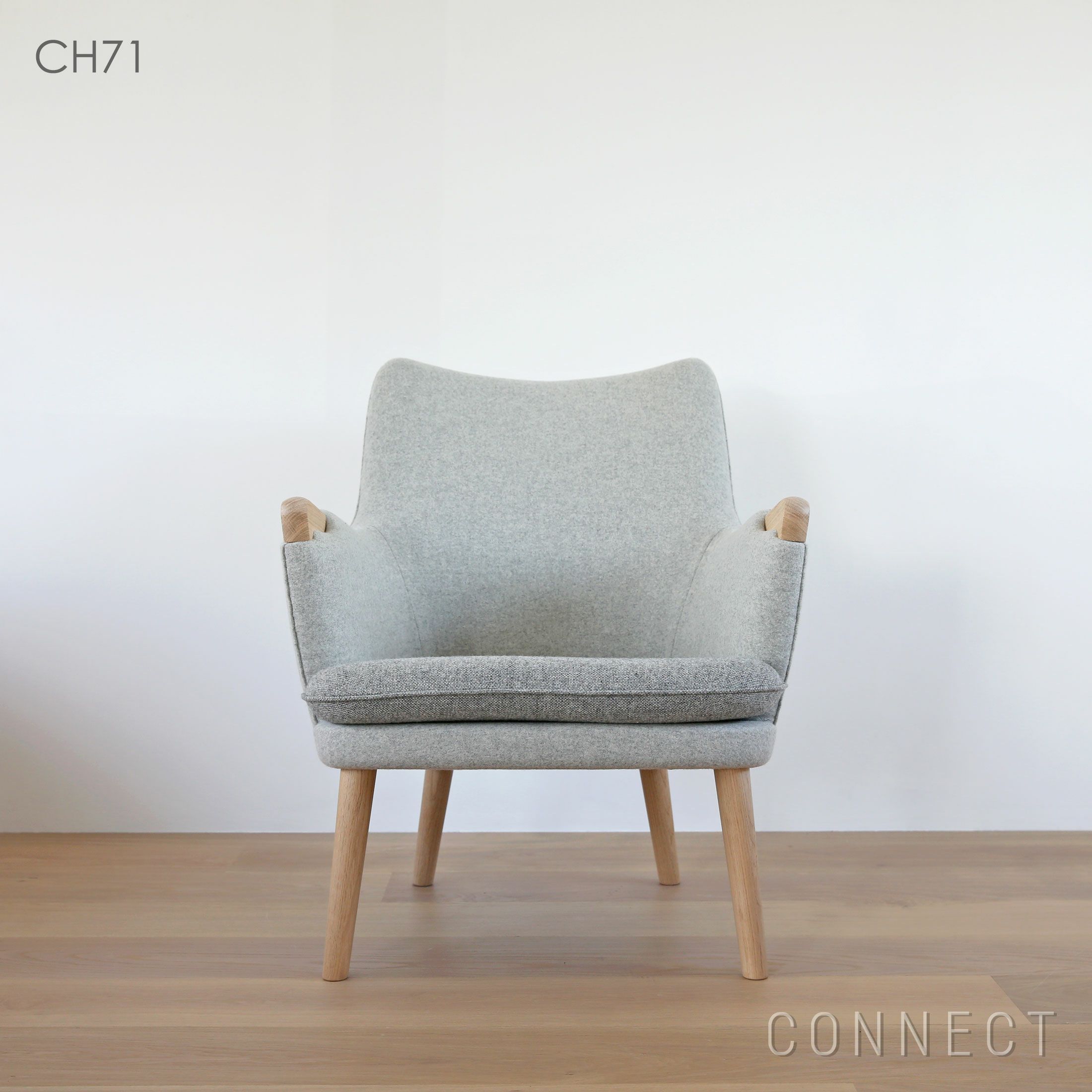 CARL HANSEN&SON （カールハンセン＆サン） CH71 / 復刻ミニベアチェア / オーク・ホワイトオイル仕上げ / イージーチェア