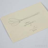 【 数量限定 】山口一郎 シルクスクリーン 「赤いHANA」/ アートポスター / ポストカードサイズ