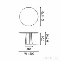 KARIMOKU NEW STANDARD（カリモク ニュースタンダード） / COLOUR WOOD DINING 120 GRID（カラーウッドダイニング 120 グリッド）