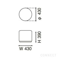 KARIMOKU NEW STANDARD（カリモク ニュースタンダード） / ELEPHANT POUF LOUNGE（エレファントプーフ ラウンジ）/ Low / Pale Natural