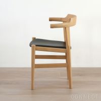 PP Mobler（PPモブラー） PP58 チェア / ビーチ材・ソープフィニッシュ / エルモソフトレザー / ブラック