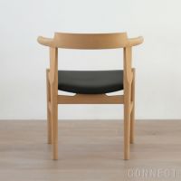 PP Mobler（PPモブラー） PP58 チェア / ビーチ材・ソープフィニッシュ / エルモソフトレザー / ブラック