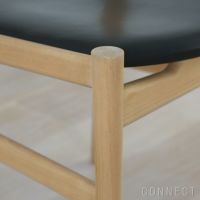 PP Mobler（PPモブラー） PP58 チェア / ビーチ材・ソープフィニッシュ / エルモソフトレザー / ブラック