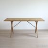 PP Mobler（PPモブラー） / PP85/160 Cross Legged Table（クロスレッグドテーブル） / オーク材・ソープ仕上げ