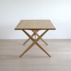 PP Mobler（PPモブラー） / PP85/160 Cross Legged Table（クロスレッグドテーブル） / オーク材・ソープ仕上げ