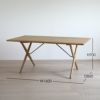 PP Mobler（PPモブラー） / PP85/160 Cross Legged Table（クロスレッグドテーブル） / オーク材・ソープ仕上げ