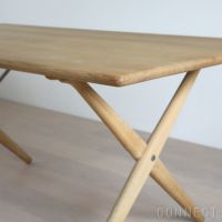 PP Mobler（PPモブラー） / PP85/160 Cross Legged Table（クロスレッグドテーブル） / オーク材・ソープ仕上げ