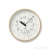 LEMNOS ( レムノス ) / Riki clock (リキクロック) 電波時計 細字 M (φ254mm） 掛時計