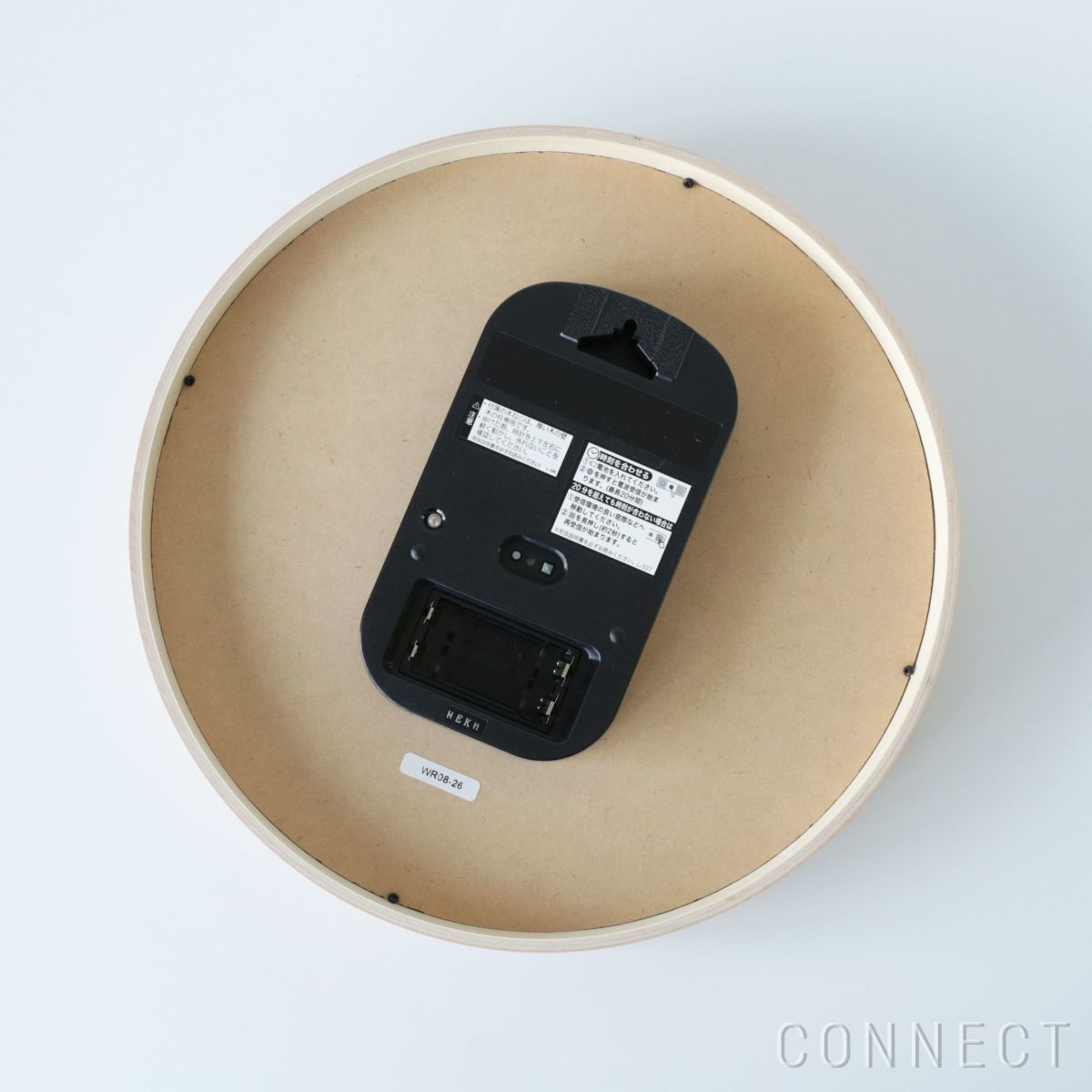 LEMNOS ( レムノス ) / Riki clock (リキクロック) 電波時計 細字 M (φ254mm） 掛時計