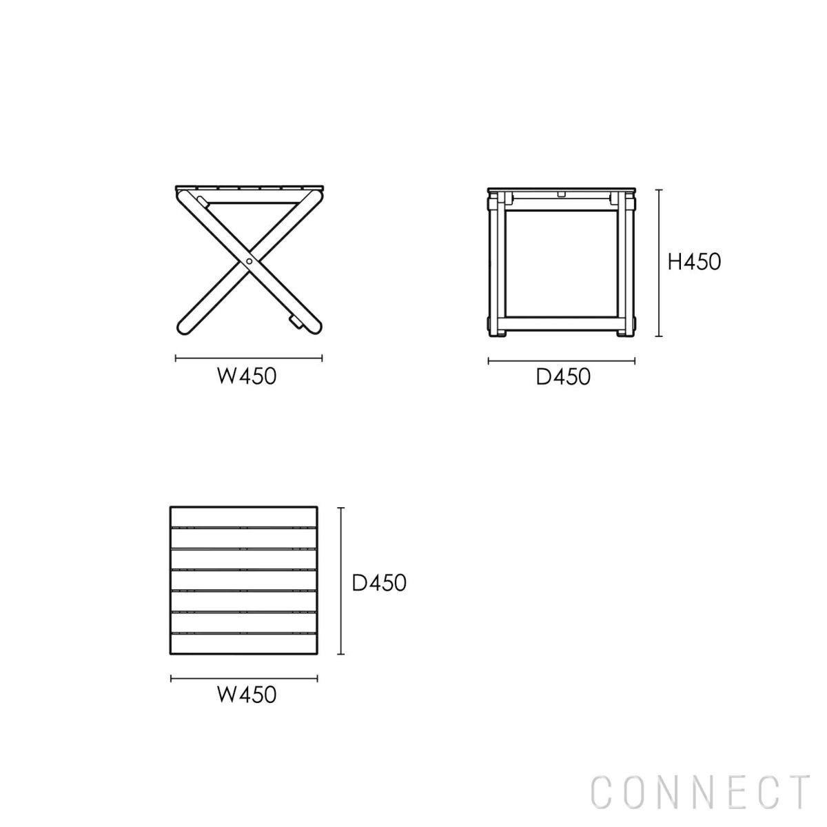 CARL HANSEN&SON （カールハンセン＆サン） BM5868 / DECK CHAIR SERIES サイドテーブル / チーク材