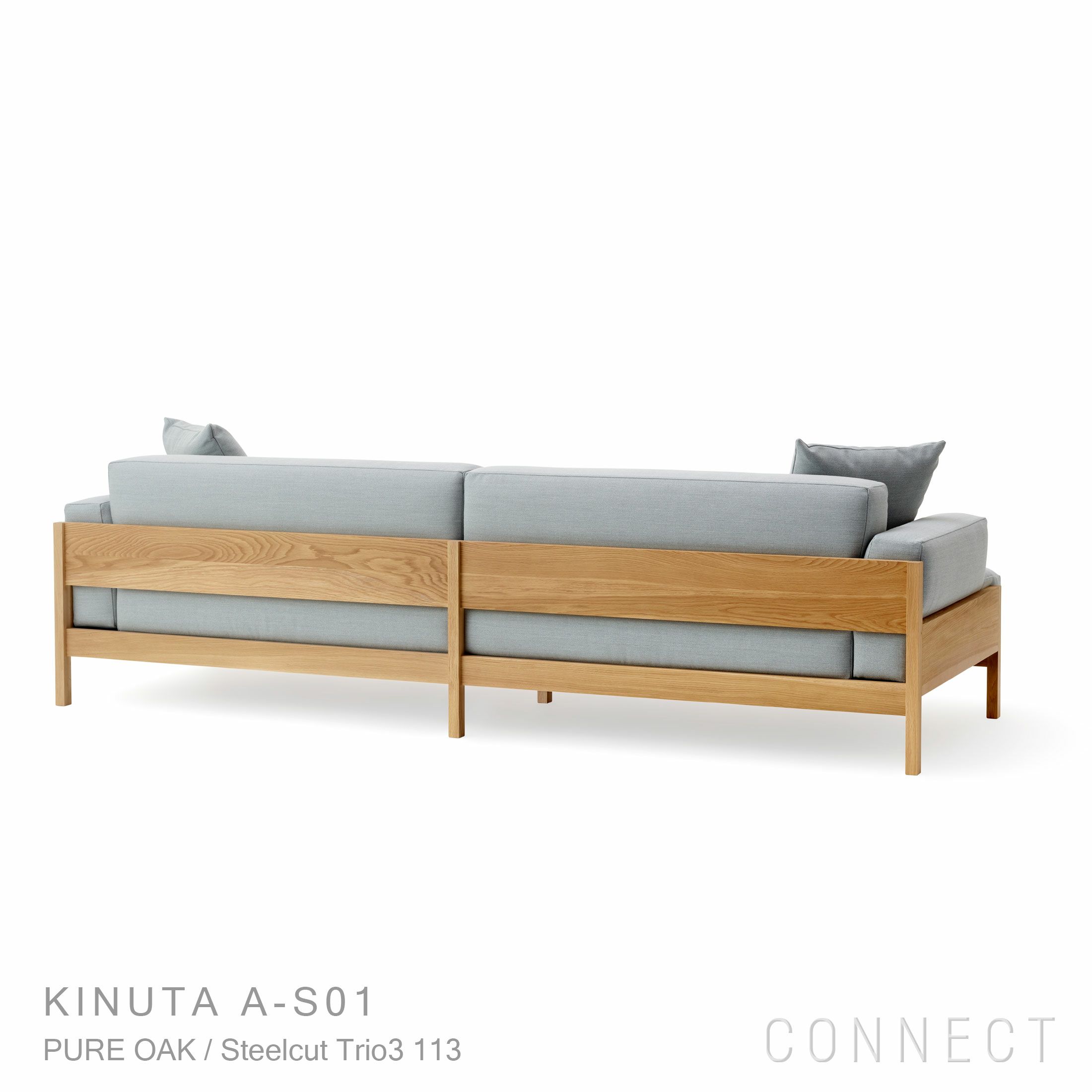 KARIMOKU CASE STUDY（カリモクケーススタディ） / KINUTA A-S01 / ASHIZAWA砧ソファ 3シーター 240 / Steelcut Trio3 113