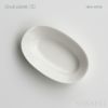 yumiko iihoshi porcelain （イイホシユミコ）/ Oval plate S / オーバルプレート　S (dew white)