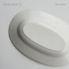 yumiko iihoshi porcelain （イイホシユミコ）/ Oval plate L / オーバルプレート　L (dew white)