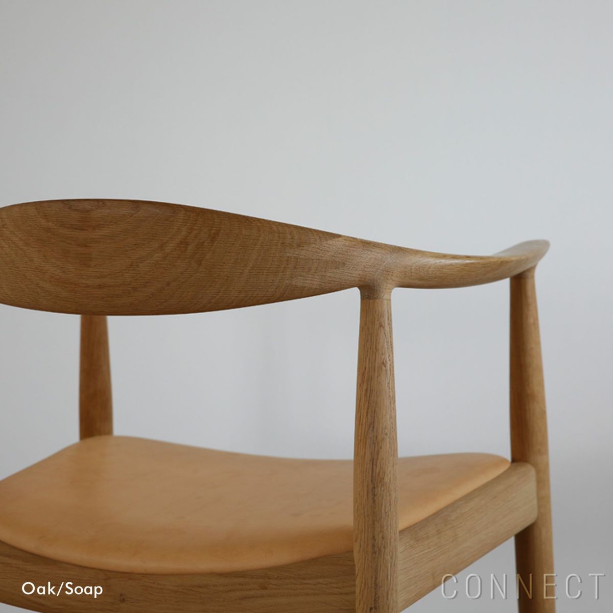 PP Mobler（PPモブラー） PP503 チェア / オーク材・ソープフィニッシュ / スタンダードレザー / ナチュラル