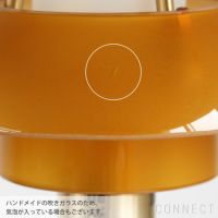 Louis Poulsen(ルイスポールセン)　 PH 2/1 Table　琥珀色ガラス　真鍮　テーブルランプ