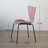 FRITZ HANSEN(フリッツ・ハンセン)/ SERIES 7（セブンチェア） / カラードアッシュ / ワイルドローズ