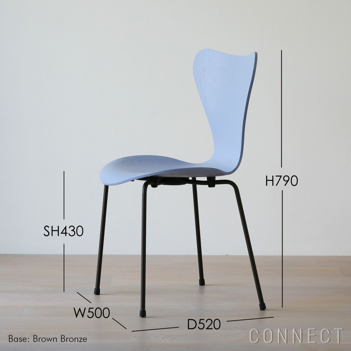 FRITZ HANSEN(フリッツ・ハンセン)/ SERIES 7（セブンチェア） / カラードアッシュ / ラベンダーブルー