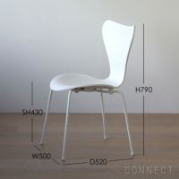 FRITZ HANSEN(フリッツ・ハンセン)/ SERIES 7（セブンチェア） / カラードアッシュ / ホワイト