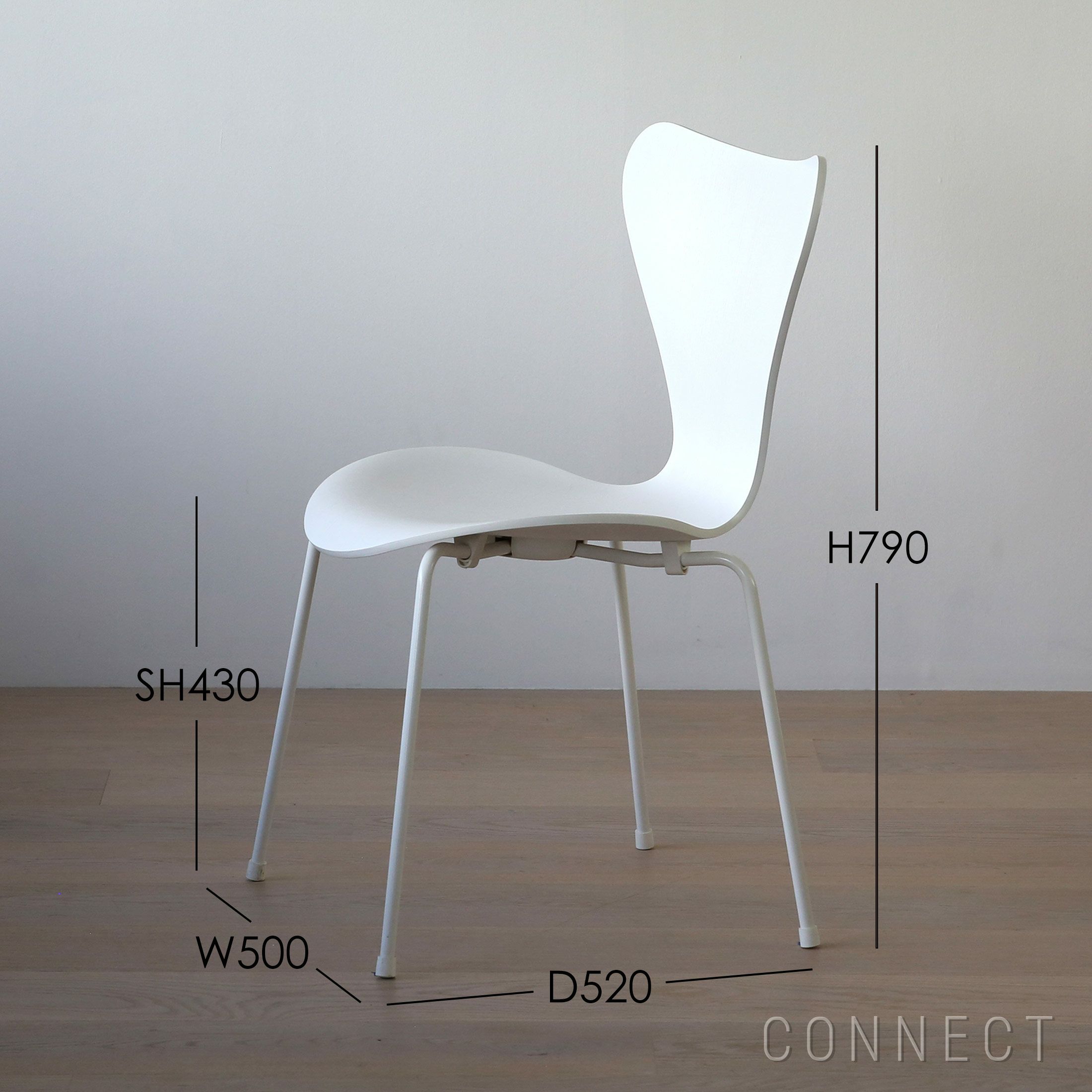 FRITZ HANSEN(フリッツ・ハンセン)/ SERIES 7（セブンチェア） / カラードアッシュ / ホワイト