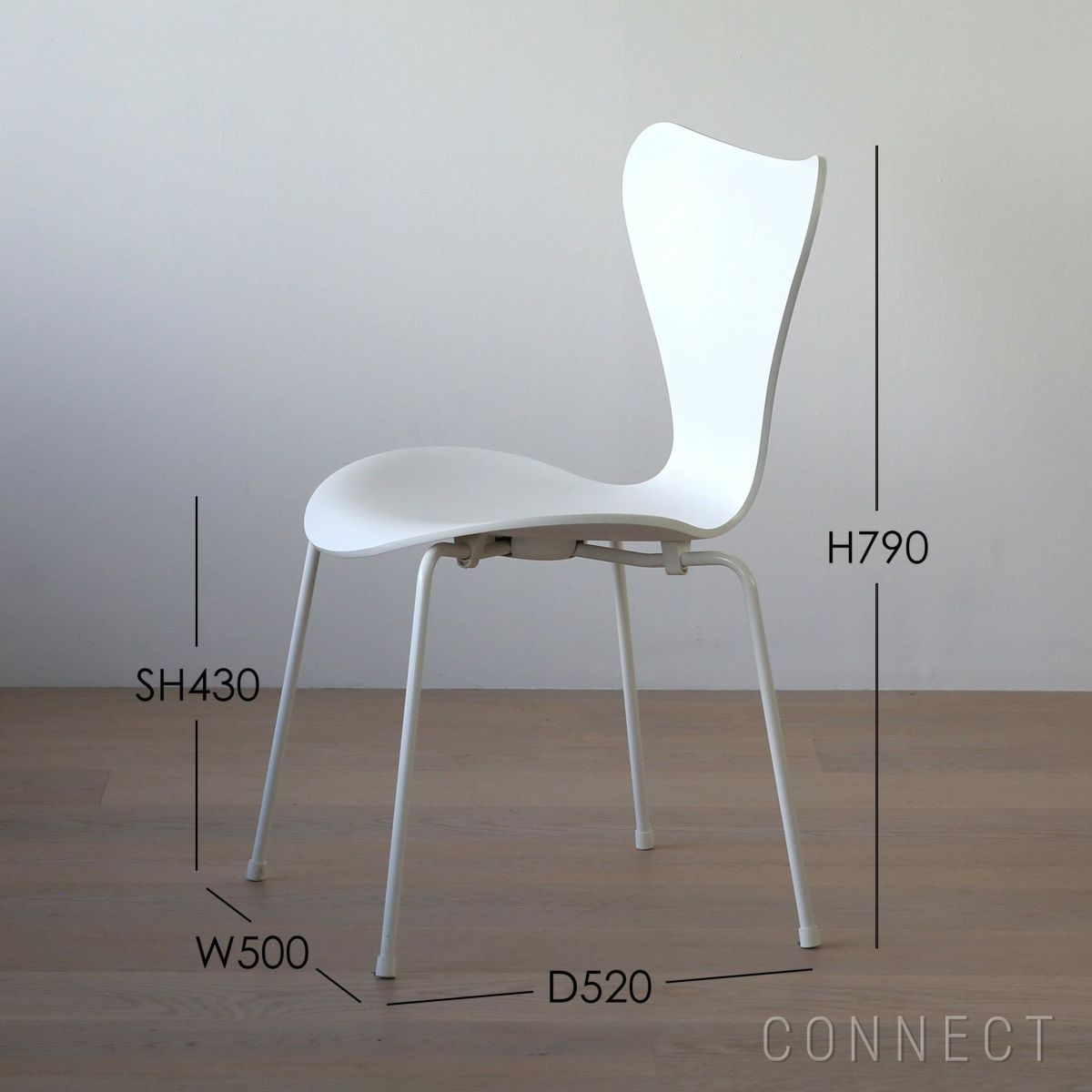 FRITZ HANSEN(フリッツ・ハンセン)/ SERIES 7（セブンチェア） / カラードアッシュ / ホワイト