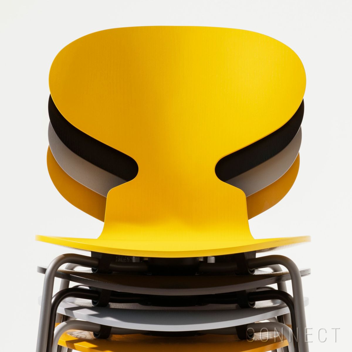 FRITZ HANSEN(フリッツ・ハンセン)/ ANT（アリンコチェア） / トゥルーイエロー / カラードアッシュ