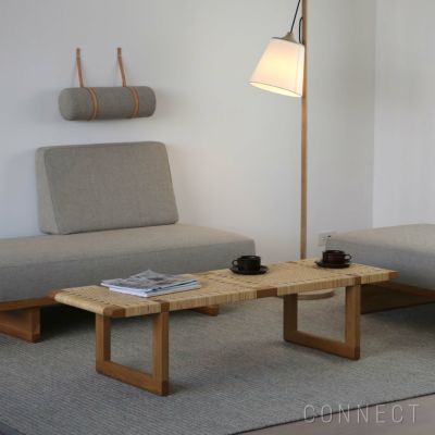 CARL HANSEN & SON（カール・ハンセン＆サン）/BM0488L コーヒーテーブル/オーク材・オイル仕上げ・籐張り（ラタン）/サイドテーブル