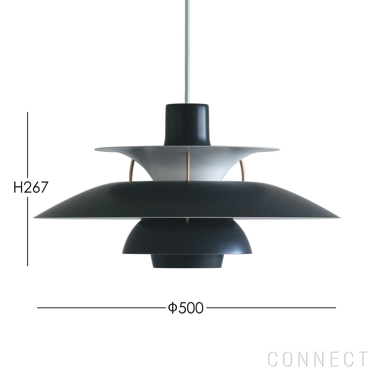 Louis Poulsen（ルイスポールセン） / PH5 ダークグレー / ライトグレー