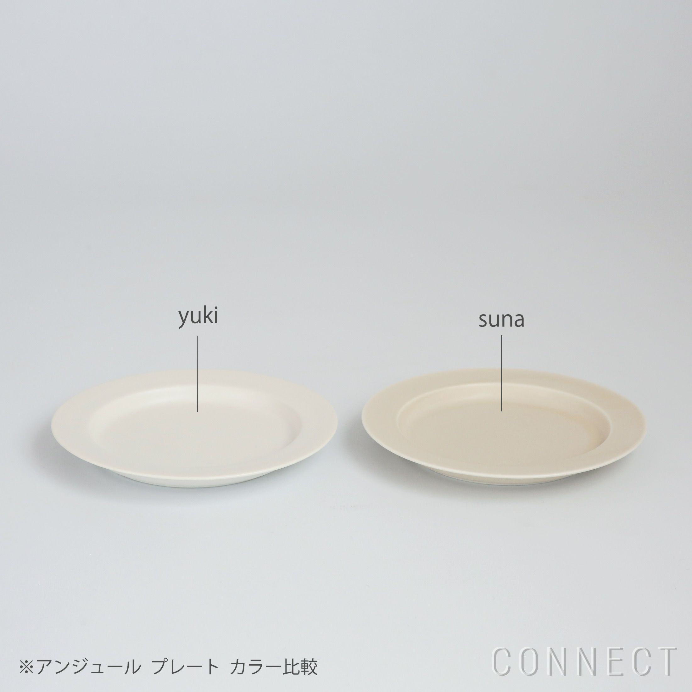 yumiko iihoshi porcelain （イイホシユミコ） / unjour（アンジュール）nuit プレート / ユキ