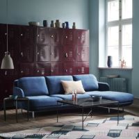  Fritz Hansen(フリッツ ハンセン)　　　ALPHABET FRITZ HANSEN(フリッツ・ハンセン) / LUNE（ルネソファ） / JH302 / サテン仕上げアルミ製ベース / LINARASOFA(アルファベットソファ) 2シート PL210