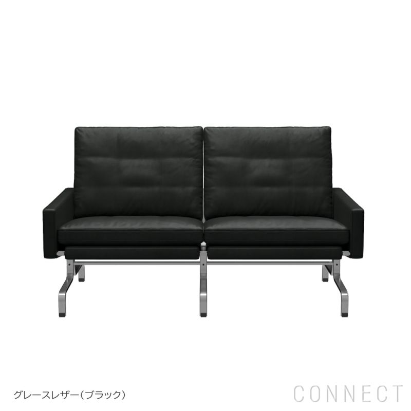 【PK展 pt10倍】FRITZ HANSEN（フリッツ・ハンセン） / PK31/2（ピーケー31/2） / グレースレザー（旧エレガンスレザー）ブラック / W1370