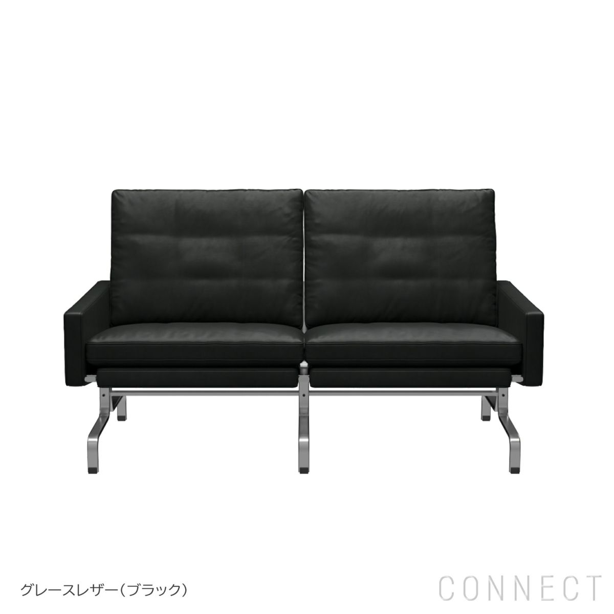 【PK展 pt10倍】FRITZ HANSEN（フリッツ・ハンセン） / PK31/2（ピーケー31/2） / グレースレザー（旧エレガンスレザー）ブラック / W1370