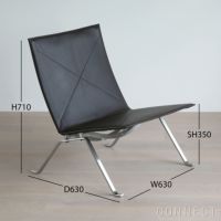 FRITZ HANSEN（フリッツ・ハンセン） / PK22（ピーケー22） / グレースレザー（旧エレガンスレザー）ダークブラウン