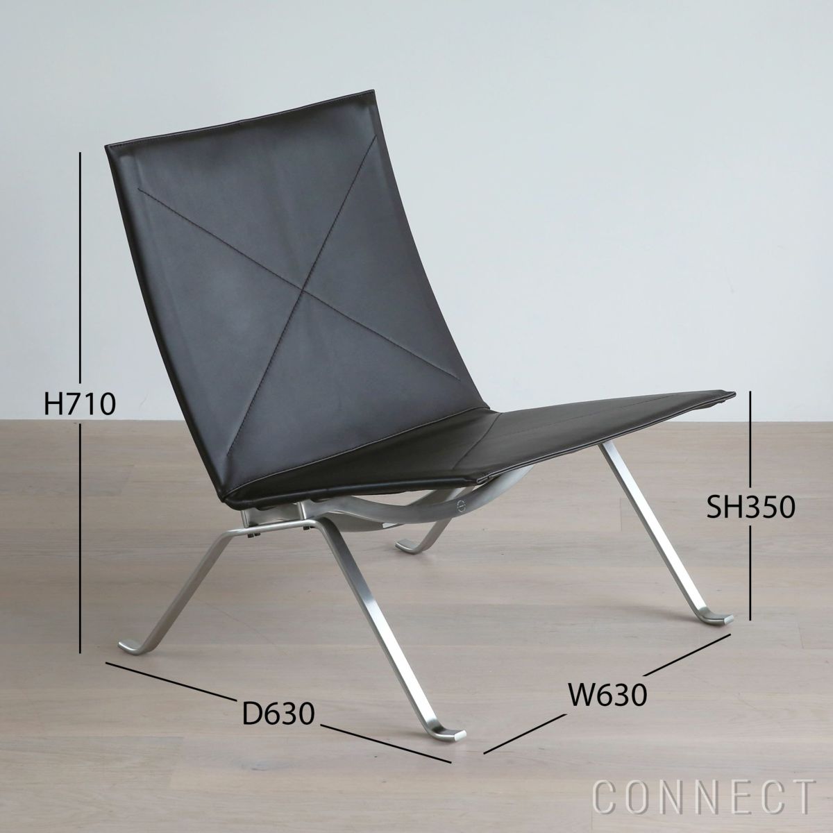 FRITZ HANSEN（フリッツ・ハンセン） / PK22（ピーケー22） / グレースレザー（旧エレガンスレザー）ダークブラウン