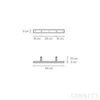 CARL HANSEN&SON （カールハンセン＆サン） BM5270S / DECK CHAIR SERIES ウォールマウント（壁掛け用フック）Sサイズ / チーク材