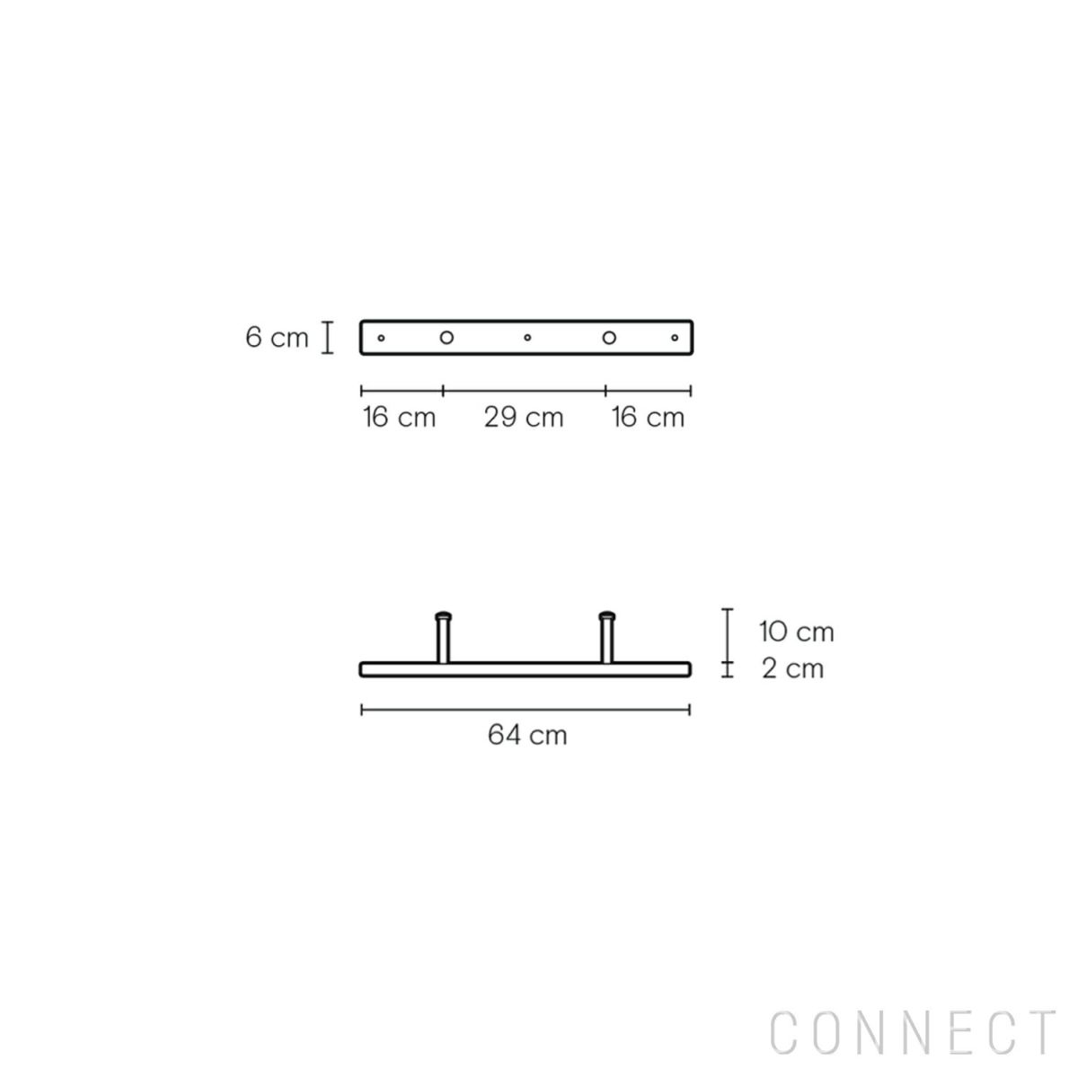 CARL HANSEN&SON （カールハンセン＆サン） BM5270S / DECK CHAIR SERIES ウォールマウント（壁掛け用フック）Sサイズ / チーク材