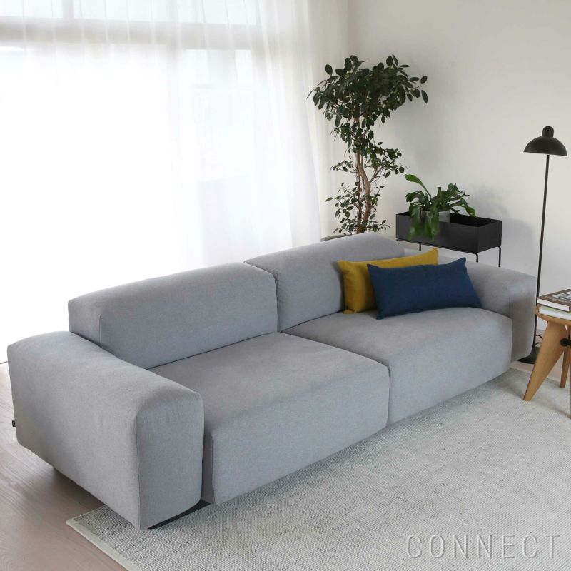 Vitra（ヴィトラ） / Soft Modular Sofa（ソフトモジュラーソファ） / Mello（メロ）ペブルグレー / 2シーター |  CONNECT