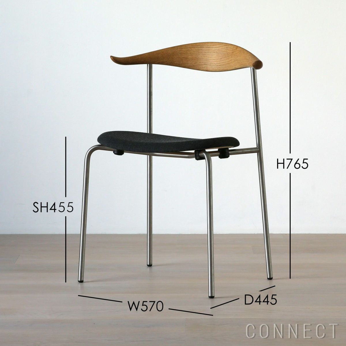 CARL HANSEN & SON（カール・ハンセン＆サン） / CH88P / オーク材・ソープ仕上げ・Remix 173 / ダイニングチェア