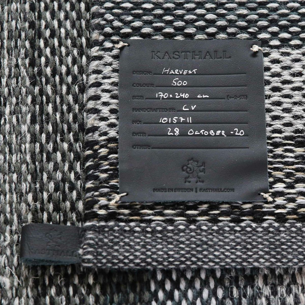KASTHALL（カスタール） / HARVEST（ハーベスト）/ブラック＆グレイ（170cm×240cm） / 1015711
