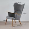 CARL HANSEN & SON（カール・ハンセン＆サン） / CH78 ラウンジチェア（復刻ママベア） / オーク材・オイル仕上げ・Fiord（フィヨルド）