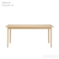 MARUNI COLLECTION（マルニコレクション） / Lightwood（ライトウッド） / ダイニングテーブル160 / オーク材 / ウレタン樹種塗装(ナチュラルホワイト)
