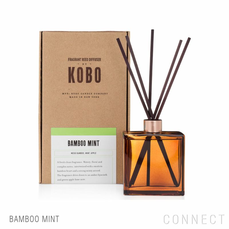 KOBO（コボ） / WOODBLOCK（ウッドブロック） / DIFFUSER（ディフューザー） / BAMBOO MINT / フレグランス