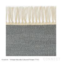 Kvadrat（クヴァドラ）ラグ Vintage Naturally Coloured Fringes 180
