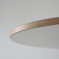 CARL HANSEN & SON（カール・ハンセン＆サン） / E020 EMBRACE TABLE / オーク材・ホワイトオイル仕上げ・ホワイトラミネート・ステンレス脚 φ79.5cm / テーブル