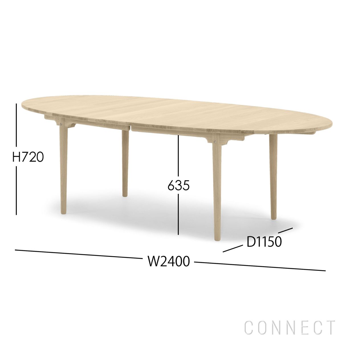 CARL HANSEN & SON（カール・ハンセン＆サン） / CH339 / オーク材・オイル仕上げ / ダイニングテーブル