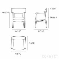 CARL HANSEN & SON（カール・ハンセン＆サン） / E005 / EMBRACE ARMCHAIR / オーク材・オイル仕上げ / sif95 / アームチェア