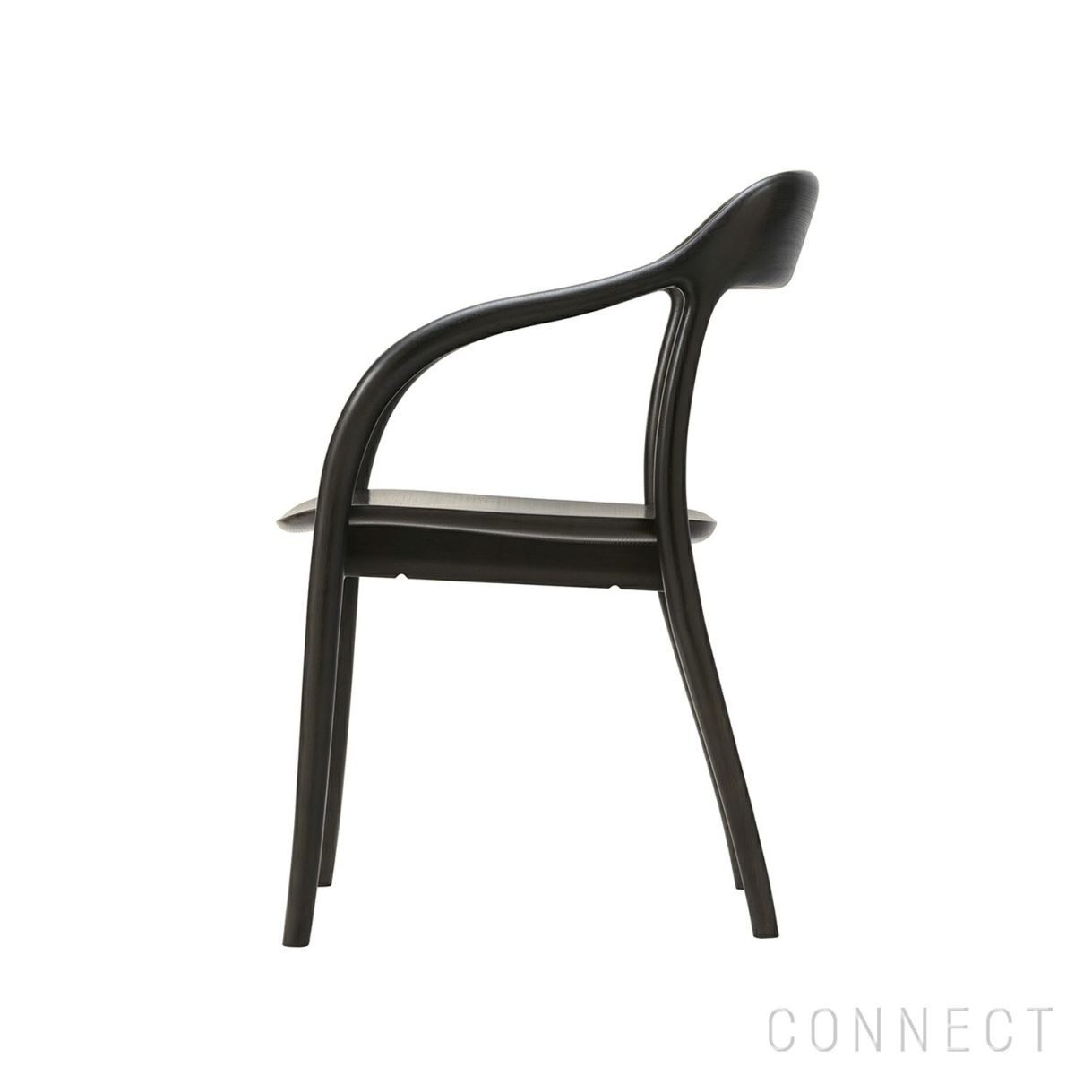 MARUNI COLLECTION（マルニコレクション） / Tako / アームチェア / オーク材 / ウレタン樹脂塗装（ナチュラルブラック）