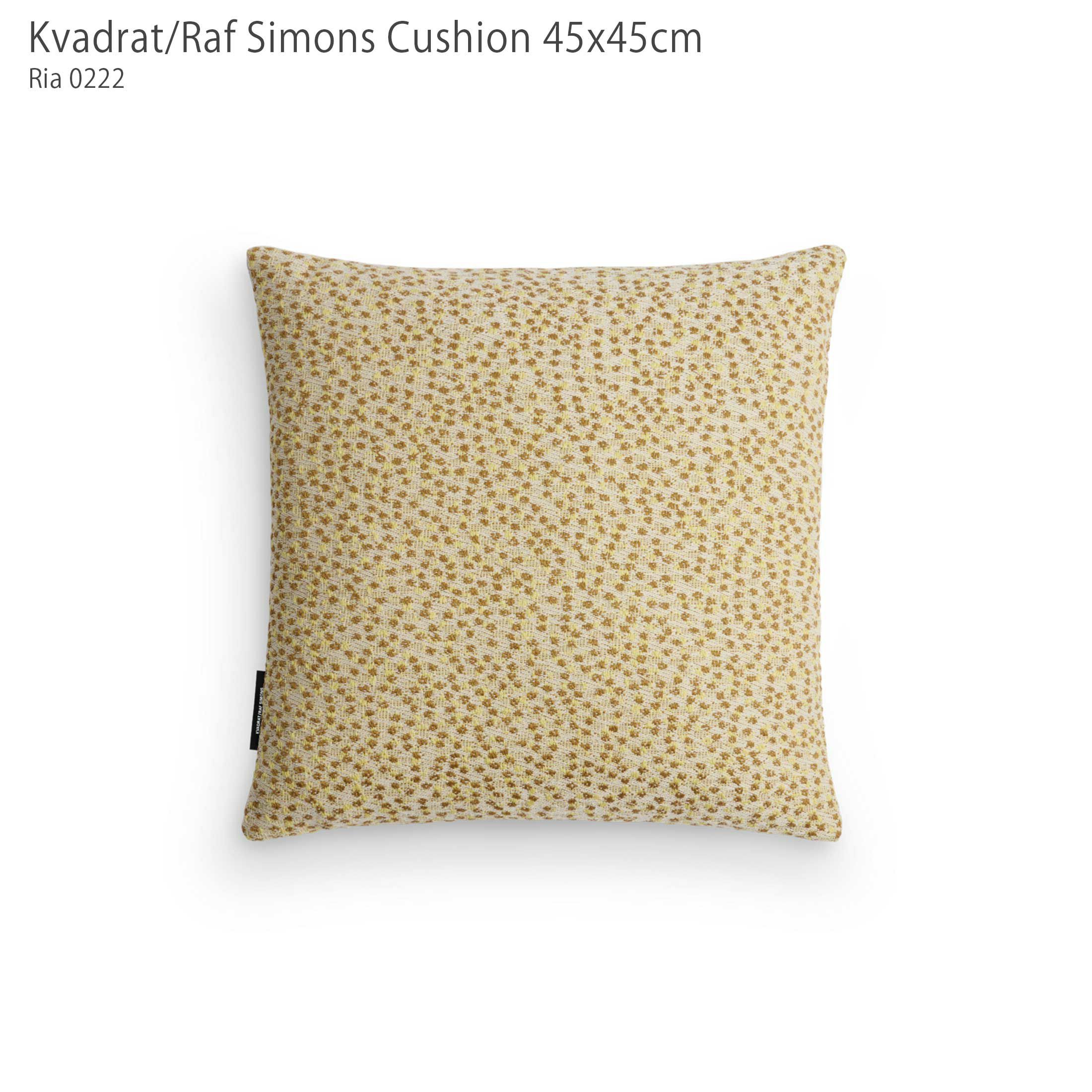 Kvadrat / Raf Simons（クヴァドラ / ラフ・シモンズ） / クッション45×45cm / Ria（リア） / アクセサリー