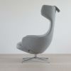 Vitra（ヴィトラ） / Grand Repos（グランレポ）ラウンジチェア / Cosy 2 Cross stitch（コージー2 クロスステッチ） pebble grey / アルミベース・ポリッシュ仕上げ / SH40cm（Low）