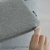 Vitra（ヴィトラ） / Grand Repos（グランレポ）ラウンジチェア / Cosy 2 Cross stitch（コージー2 クロスステッチ） pebble grey / アルミベース・ポリッシュ仕上げ / SH40cm（Low）